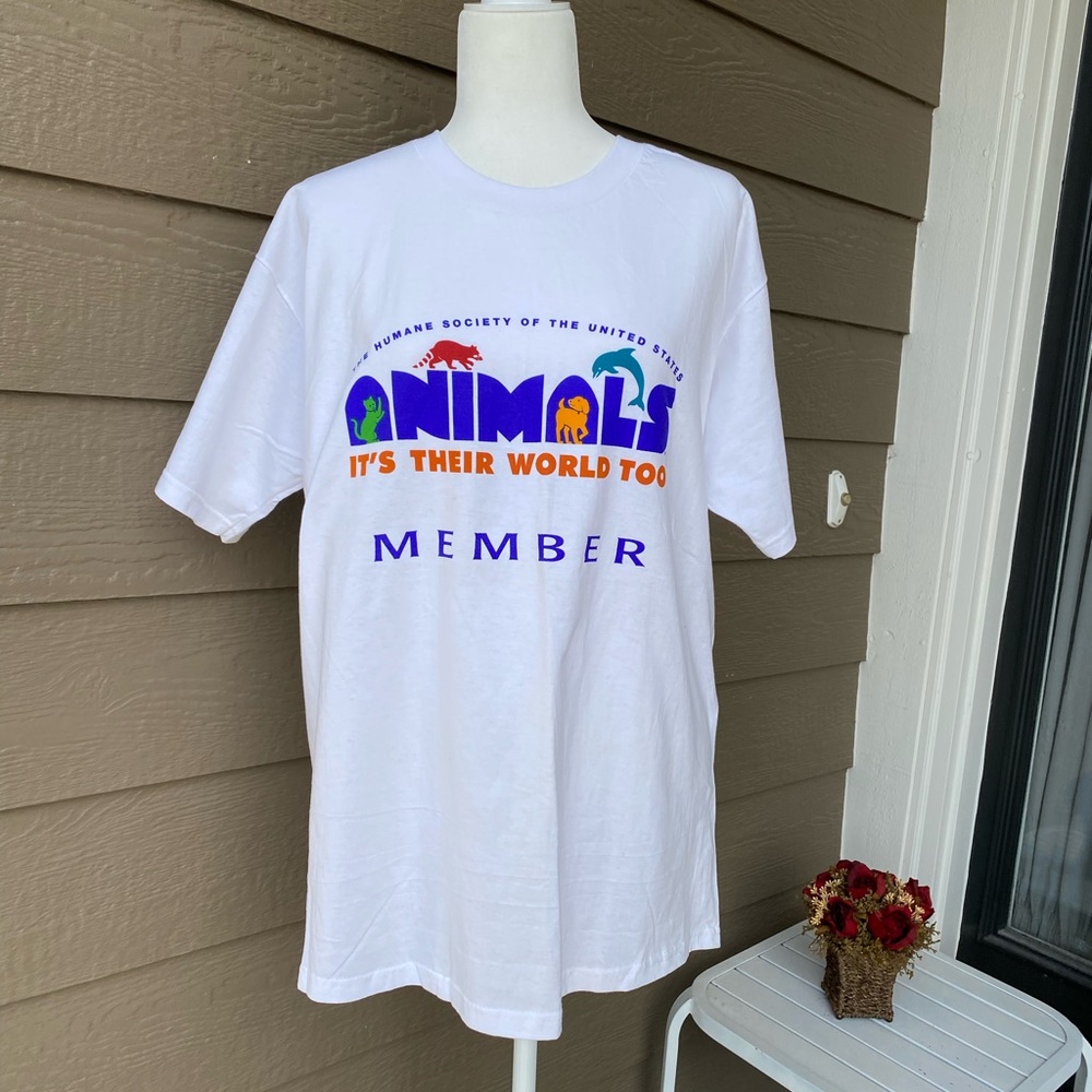 Vintage Humane Society Animals T-Shirt